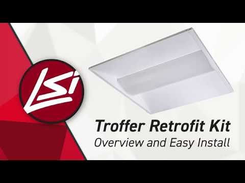 Troffer Retrofit Kit - Overview and Easy Install (TRK)