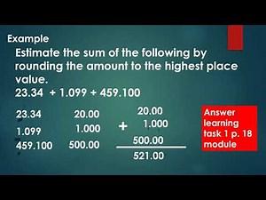MATH 6 QUARTER 1 WEEK 4 Addition and Subtraction of Decimals and Mixed Decimals