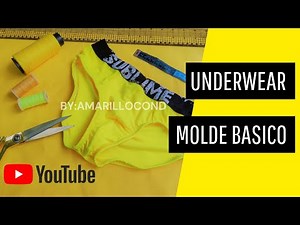 como hacer ropa interior (Brief) de hombre