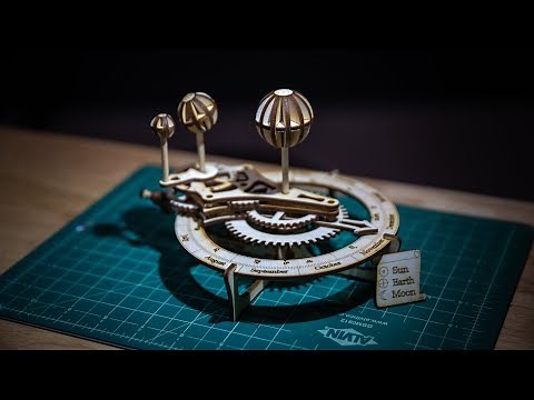 Show and Tell: Laser-Cut Orrery Kit