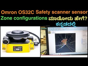 How to do Omron OS32C zone sensor configuration ||OS32c lasersensor#omron #omronindustrialautomation