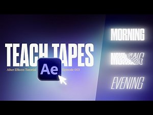Distorted Text Animation - After Effects Tutorial