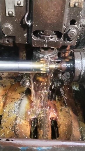 spline hobbing cutting in shaft