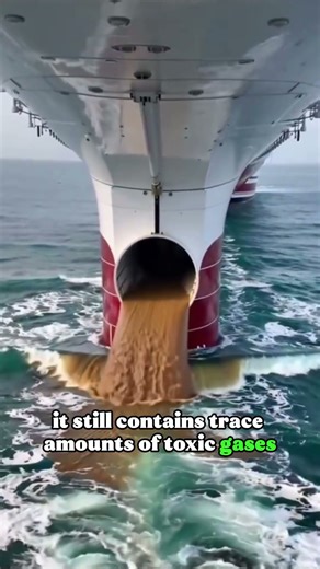 Cruise ship discharges sewage into sea