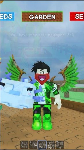 Axolotl SHOWCASE! #growagarden #roblox