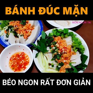 63K views · 1.1K reactions | BÁNH ĐÚC MẶN - Béo ngon rất đơn giản Cre: MON NGON TN | Học nấu ăn - Món ngon không khó | Facebook