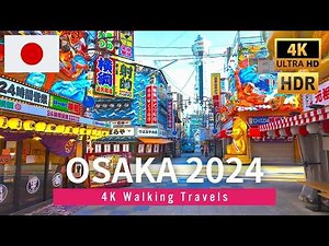 【4K OSAKA🇯🇵】Morning Shinsekai Street Walking Tour, October 2024 | 4K HDR 60fps