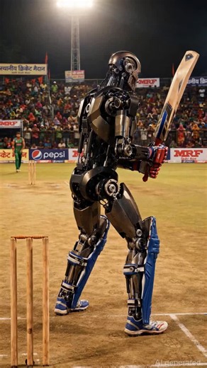 Breaking boundaries, one innings at a time #HumanoidRobot #Robotics #futuretech