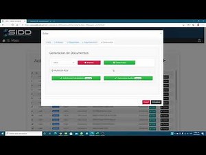Generar actas de supervisión