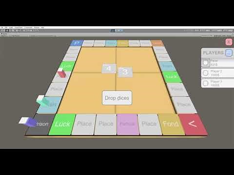 Monopoly type game demo in Unity3D