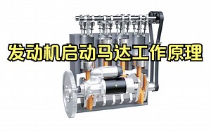 1分钟揭秘，发动机启动马达的工作原理！