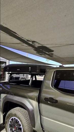 Yakima OutPost HD Truck Bed Rack & iKamper Rooftop Tent On 24 Tacoma
