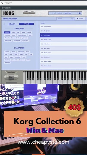 🎹 KORG Collection 6 is a massive upgrade for 2026—the new TRINITY and PS-3300 emulations