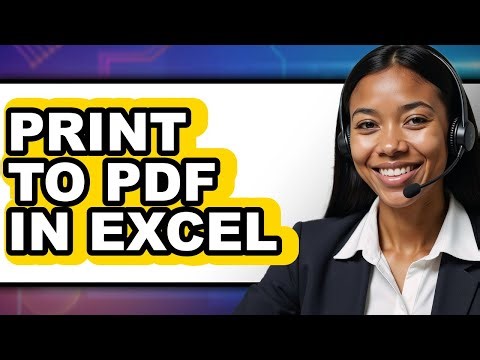 How to Print to Pdf in Excel - Step by Step
