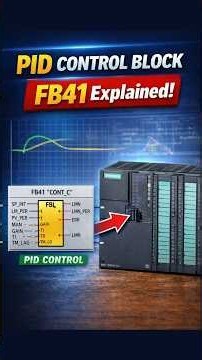 PID Control Block FB41 Explained | Siemens SIMATIC Manager PID Controller Tutorial Lesson#35