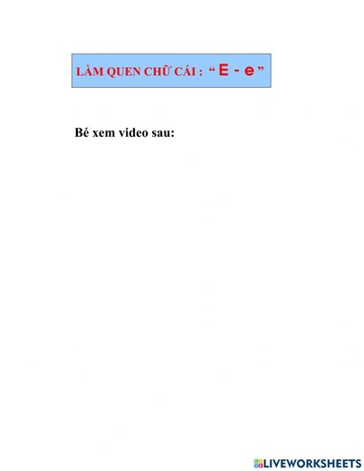 Chu E- online exercise for