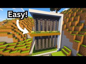 Minecraft Ultimate Mountain Base Tutorial (Secret & Secure)