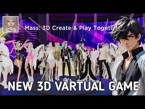 MASS 3D CREATE AND PLAY VARTUAL GAME | OPEN WORLD 3D GAME | #mass