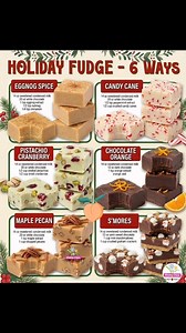 30K views · 182 reactions | ✨ HOLIDAY FUDGE EXTRAVAGANZA - 6 WAYS! ✨...
