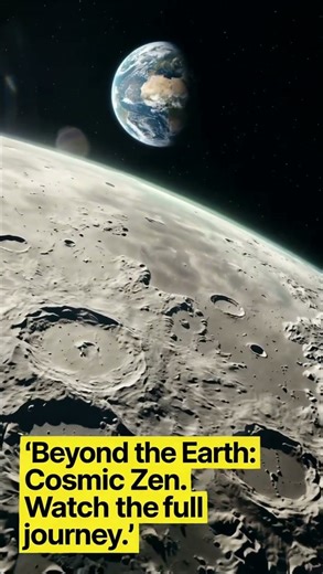 Moon from Space 🚀 Relax Music #mvsphere #spacemusic #ambient #music #zen