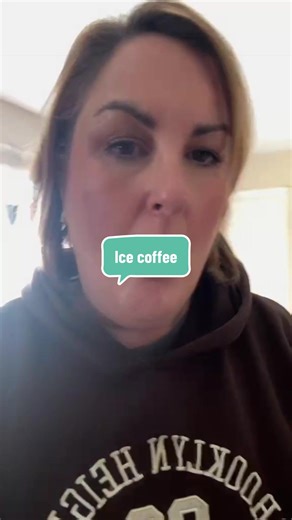 Whisk your espresso with a little bit of milk before you pour it in delicious ##icecoffee@@Alpro##tassimo ##delicious