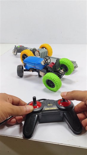 Remote control Tractor vs Remote control Car / Remote wali car / Remote car / RC car with DC motor