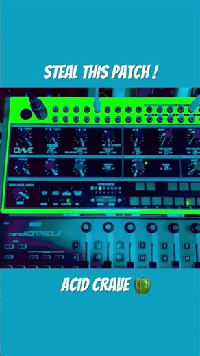 Easy acid bass patch with behringer crave #acid #bassline #crave #behringer #behringercrave