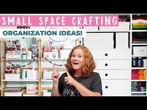 Small Space Craft Organization Ideas: Organize Your Crafts in the New Year!