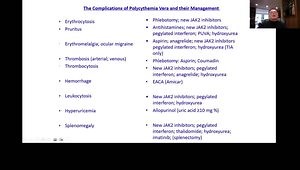 Overview of Polycythemia Vera: Background, Diagnosis, Complications, and Treatment Management
