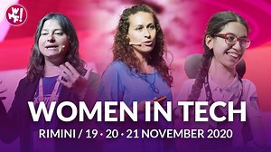 Anche quest'anno vogliamo mettere in risalto brillanti storie di donne che lavorano nell'ambito tech e contribuire a rendere il settore tecnologico più inclusivo. Tra le professioniste salite sul Mainstage del WMF 2019 per raccontare la propria esperienza: 🔸Chiara Cocchiara, ingegnere aereospaziale; 🔸Melanie Rieback, scienziata informatica; 🔸Luisa Rizzo, campionessa di drone racing Porta anche tu la tua esperienza in Tech al più grande Festival sull'Innovazione Digitale e Sociale. Compila il 