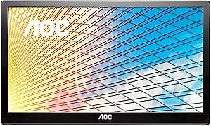 AOC E1649FWU 16 - Inch Portable USB LED Monitor - Black