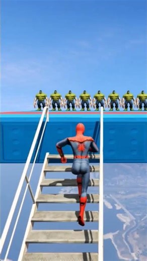 GTA 5 Crazy Ragdolls RED SPIDERMAN VS YELLOW MINION VS RED MINION episodes 10