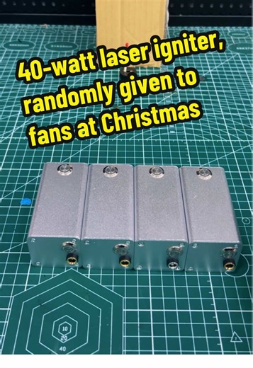 40-watt laser igniter, randomly given to fans at Christmas#TikTok #laser #laserigniter #tool #diy #light