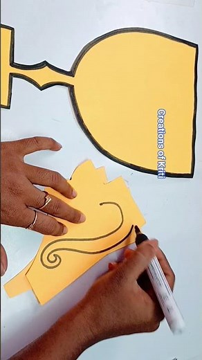 How to make paper trophy 🏆| National sports day craft idea | sports day craft for board decoration