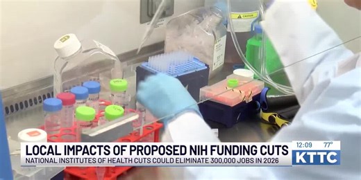 Proposed National Institutes of Health 2026 funding cuts