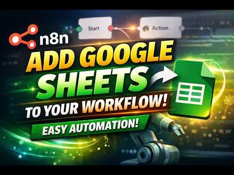 How to Add Google Sheets to n8n Workflow (Step-by-Step) | Build a Powerful Process Automation System