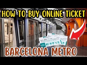 How to Buy Online Ticket Barcelona Metro | Public Transport of Barcelona | Complete Guide of Metro