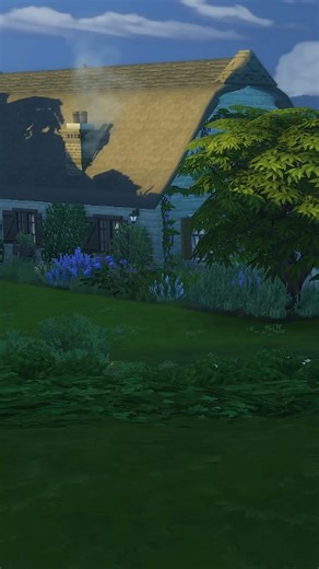 Simmerthis on Instagram: "A Whimsical Garden Cottage 🌸 Cozy Views & Gentle Music (No CC) Sims 4 CottageCore 🌺 Basegame & Cottage Living Build Full Speedbuild (No CC, No Mods) + Tour on my YT Channel (Link in Bio) Gallery ID: TheCheapSimmer #sims4 #cottagecore #sims4build"