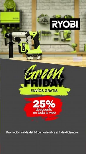 RYOBI's BLACK FRIDAY is here! 10s