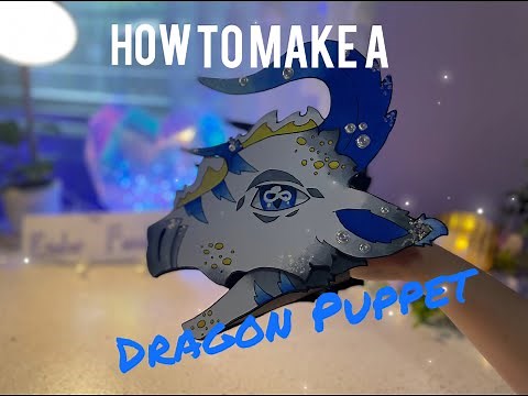 Dragon Puppet Tutorial (How To Make A Paper Dragon)