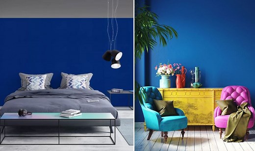 Couleur bleu roi : 26 belles associations de couleur en déco