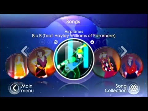 Just Dance Greatest Hits - Song List menu - With 2 Secrets Codes