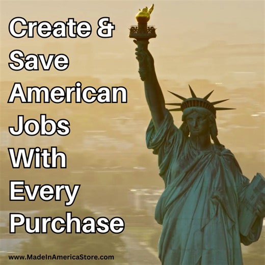 707 reactions · 82 shares | Create and save an American job today by buying American made We did the homework for you! Find 100% U.S.A. made products at the Made In America Store, where every component that goes into our items are made in America! Shop today - bit.ly/BuyUSAmade | The Made in America Store | Facebook