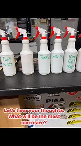 Let’s hear what you feel will be the most corrosive out of these. #rustprotection #RustPrevention #northeastrustproofing Northeast Rust Proofing | Northeast Rust Proofing