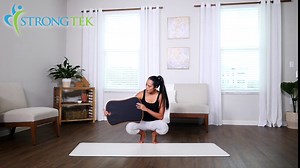 StrongTek Anti Fatigue Balance Board, Standing Desk Balance Boards, Sit Stand Desk Mat Accessory, Wobble Foot Rocker, Balancing Mat, Exercise Core Strength, Comfortable Standing (Butterfly, Large)