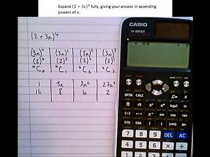 Binomial Expansion (Column Layout)