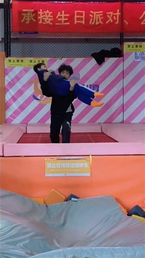 Promotion Trampoline Princess Hug Indoor Children's Park Bouncy Town Trampoline Park #18