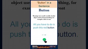 Button meaning Button in a Sentence Most common words in English shorts