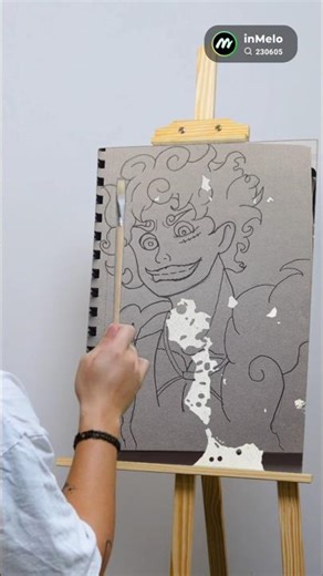 Luffy gear 5 Drawing. #drawing #onepiece