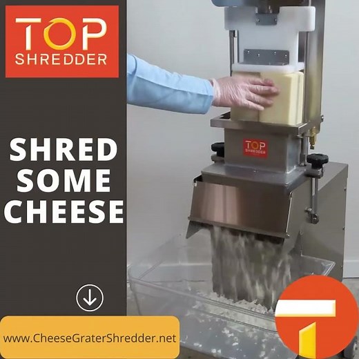 Commercial Cheese Shredder Blending Cheese - The TOP Shredder